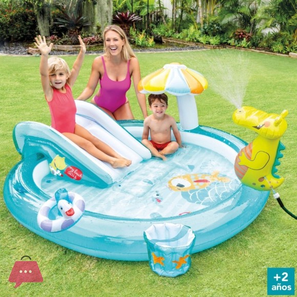 Intex Gator Play Center Slide and Sprayer- 57165