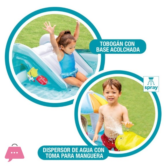 Intex Gator Play Center Slide and Sprayer- 57165