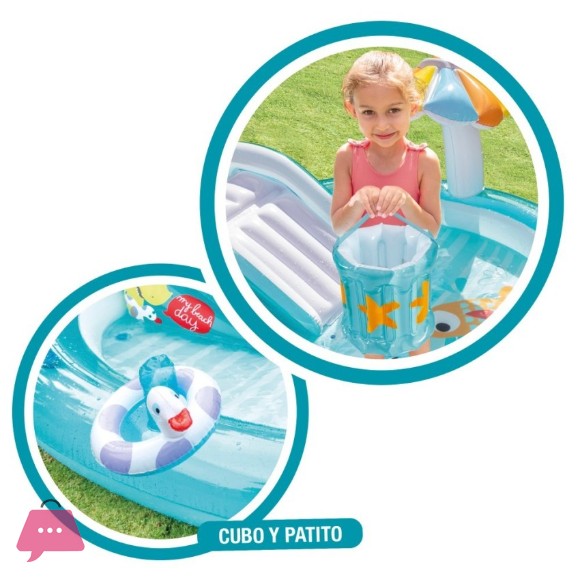 Intex Gator Play Center Slide and Sprayer- 57165