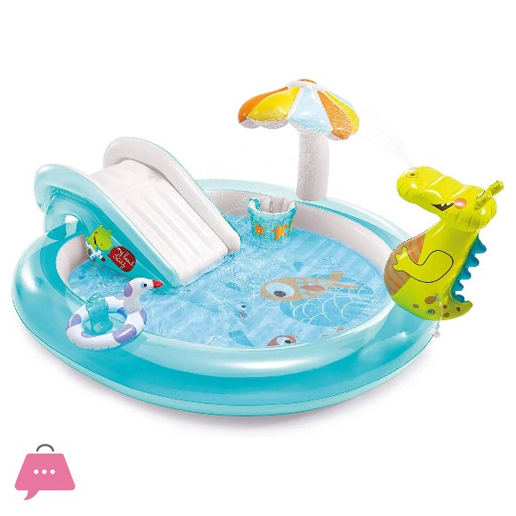 Intex Gator Play Center Slide and Sprayer- 57165