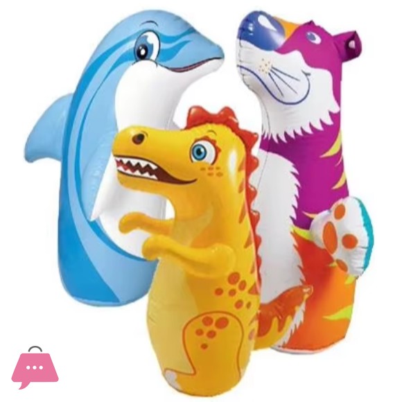 Intex Inflatable Air Up 3D Bop Bag 38 inch x 17.5 inch - Age 2+ - 44669