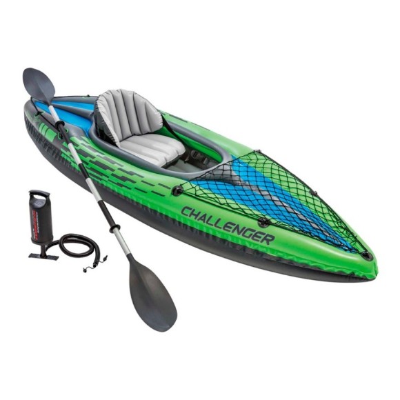 Intex Inflatable Challenger K1 Boat With Paddle 274X76X33 CM - 68305