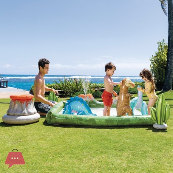 Intex Inflatable Dinosaurs Play Center Diffuser Balls and Inflatables 6.5 Feet - 56132