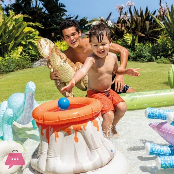 Intex Inflatable Dinosaurs Play Center Diffuser Balls and Inflatables 6.5 Feet - 56132
