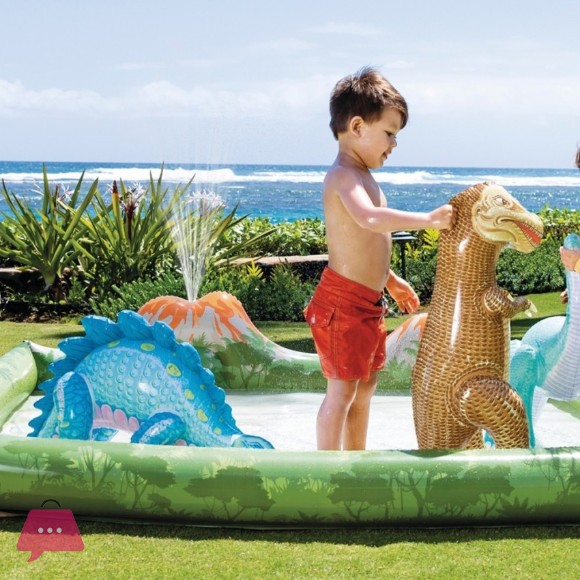 Intex Inflatable Dinosaurs Play Center Diffuser Balls and Inflatables 6.5 Feet - 56132