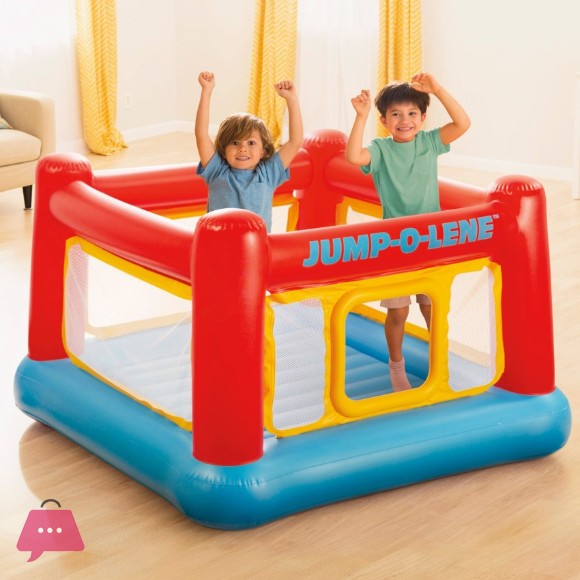 Intex Inflatable Jump-O-Lene Playhouse Bouncer - Age 2-7 - 48260