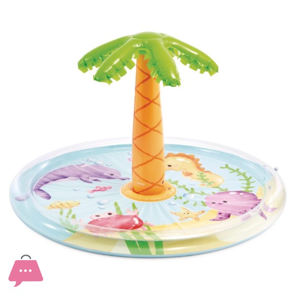 INTEX Inflatable Palm Tree Water Sprayer Pool - 56433