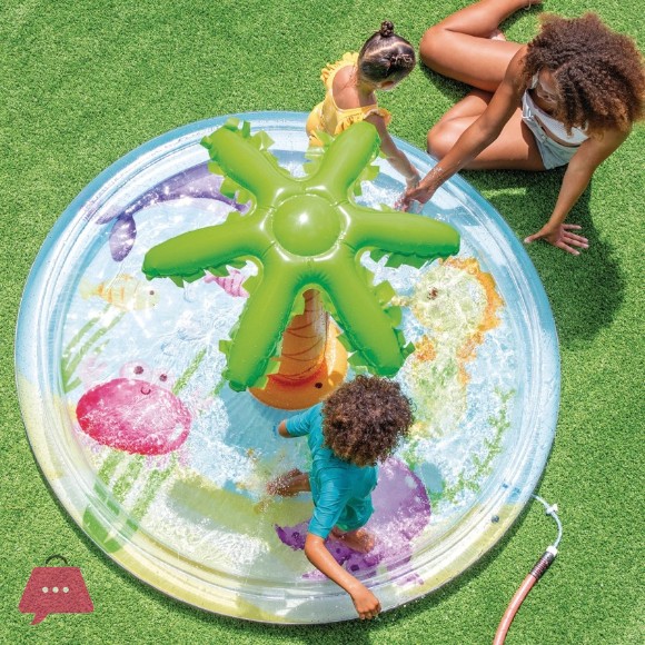 INTEX Inflatable Palm Tree Water Sprayer Pool - 56433