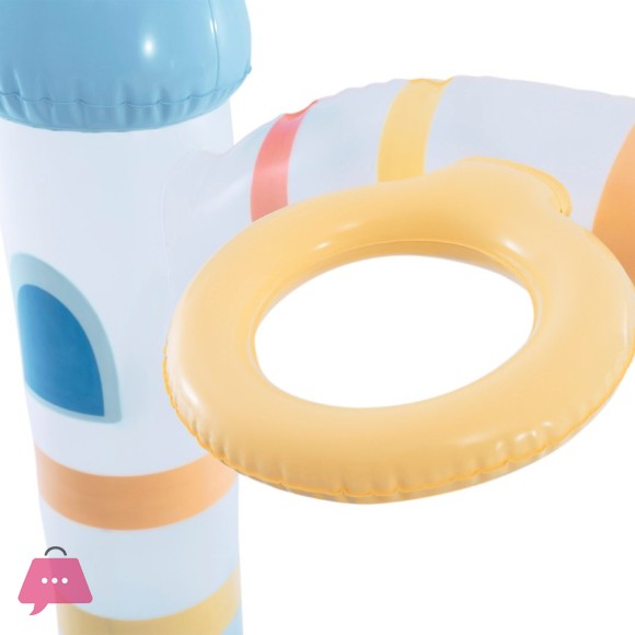 INTEX Inflatable Unicorn Castle Play Center with Slide - 56148