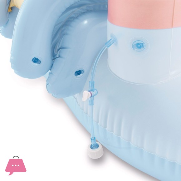 INTEX Inflatable Unicorn Castle Play Center with Slide - 56148