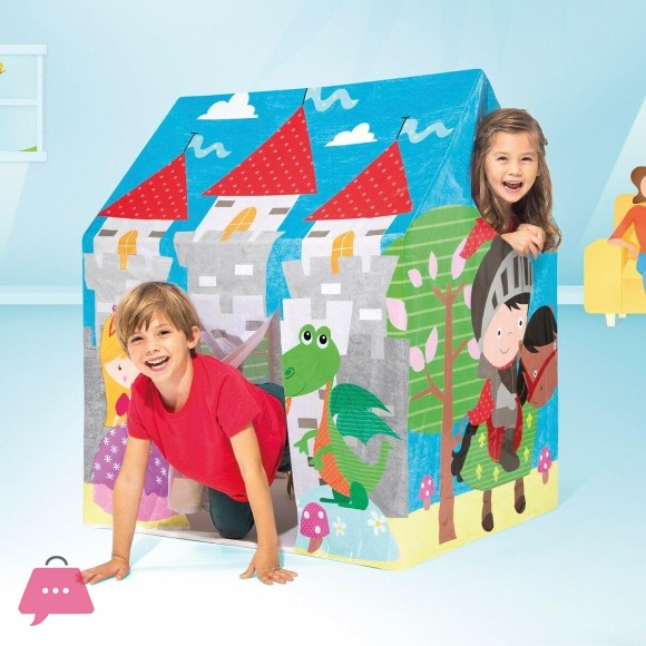 Intex Jungle Fun Cottage Wendy Tent House, 37 x 29 x 42 - Inch - Age 3-6 - 45642