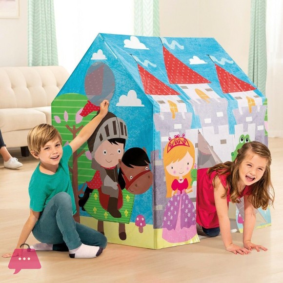 Intex Jungle Fun Cottage Wendy Tent House, 37 x 29 x 42 - Inch - Age 3-6 - 45642