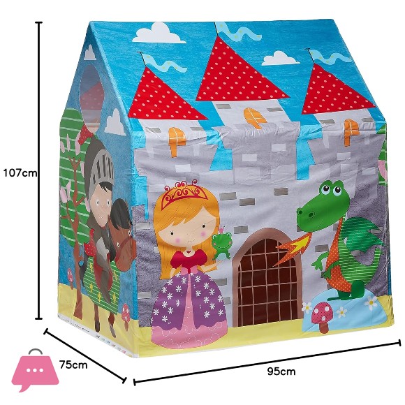 Intex Jungle Fun Cottage Wendy Tent House, 37 x 29 x 42 - Inch - Age 3-6 - 45642