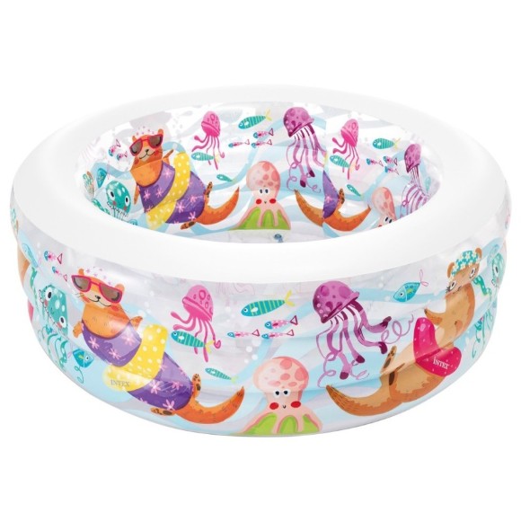 Intex Kids Aquarium Pool - 5 x 1.8 Feet - Age 3+ - 58480