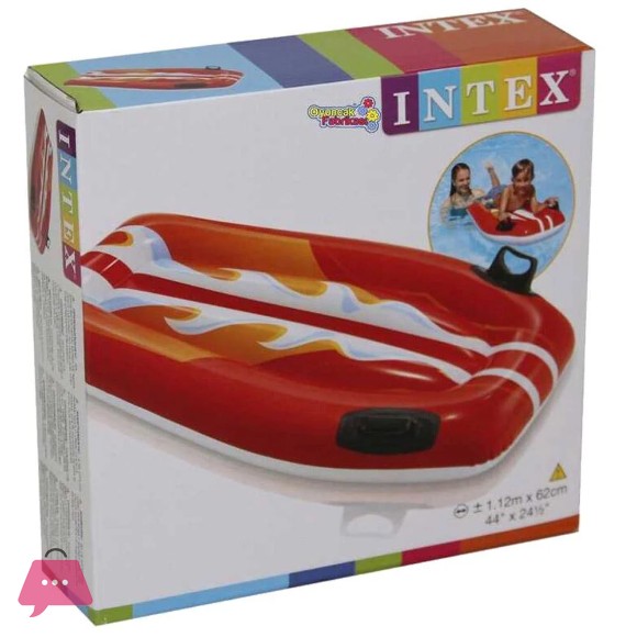 Intex Kids Swimming Pool Floating Aids Learn To Swim Joy Riders Toy 45x30Inch - 58165