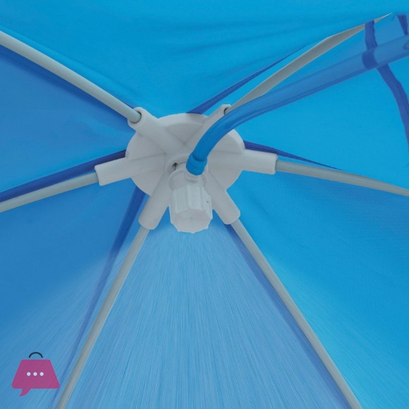 INTEX Metal Frame Above Ground Swimming Pool With Canopy Built-in Sprayer 6fF x 15In - 28209
