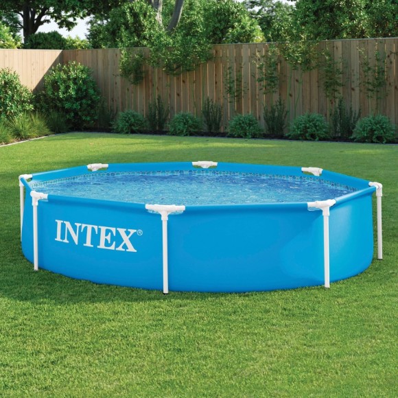 Intex Metal Frame Round Pool 8ft X 20In - 28205