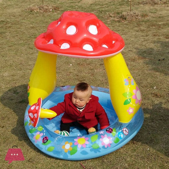 Intex Mushroom Inflatable Baby Pool - Age 1-3 - 57114