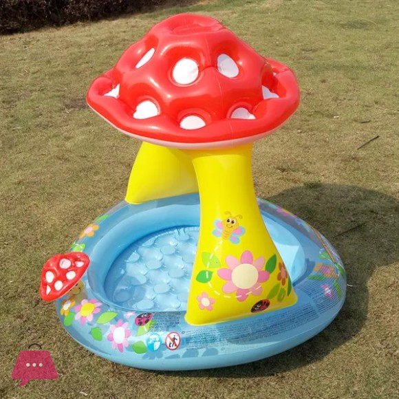 Intex Mushroom Inflatable Baby Pool - Age 1-3 - 57114