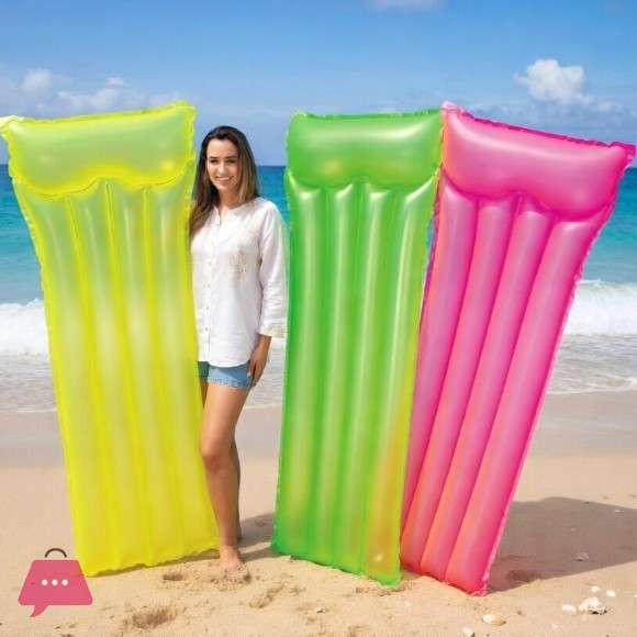 Intex Neon Adult Inflatable Pool Floating Mat 72in x 30in - 59717