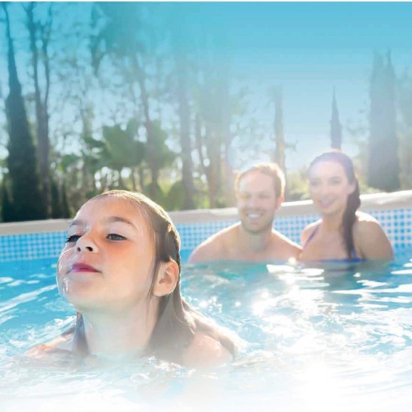 Intex Prism Frame Pool With Water Filter Pump 12Ft x 30Inch - 28712