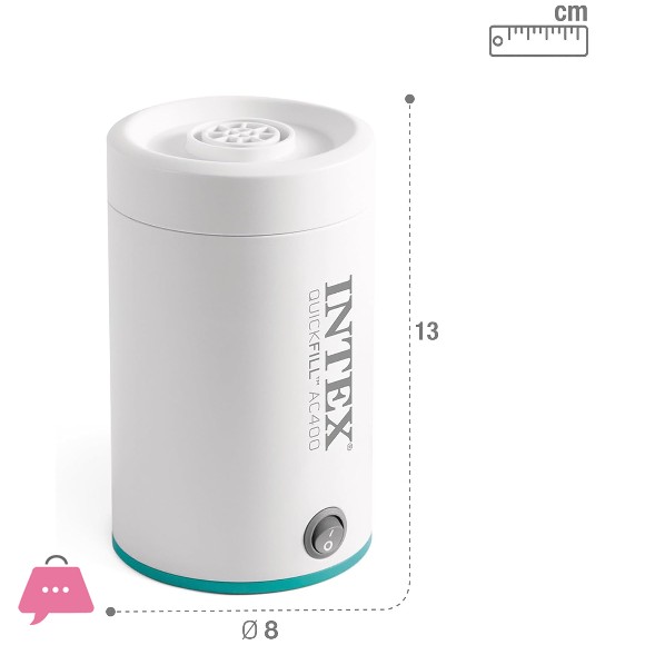 Intex QuickFill AC400 Electric Pump for Inflation and Deflation Plastic - 66646