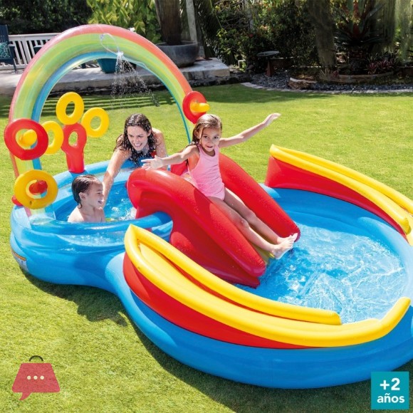 Intex Rainbow Ring Inflatable Play Center - 57453