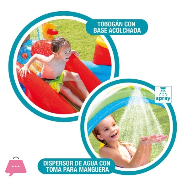 Intex Rainbow Ring Inflatable Play Center - 57453