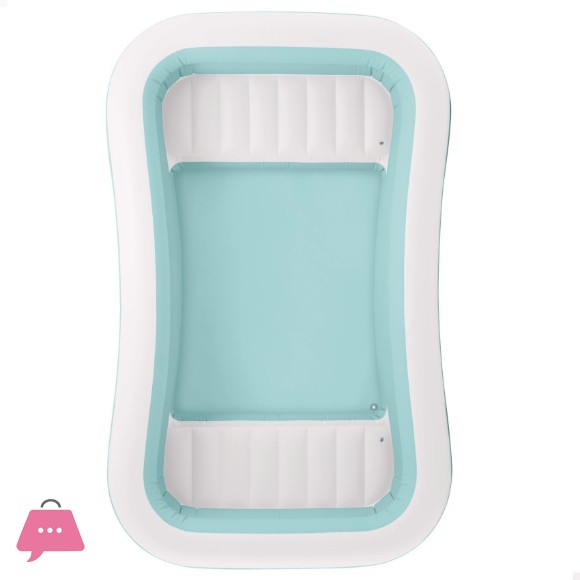 INTEX Rectangular Inflatable Childrens Swimming Pool 8.5 x 5.5 x 1.8 Feet - 58497