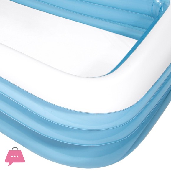 Intex Rectangular Swim Center Family Swimming Pool - 10 x 6 x 1.8 Feet - 58484