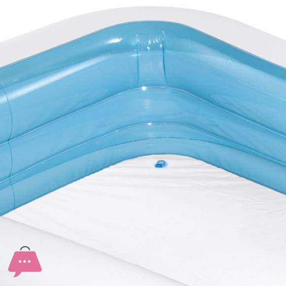 Intex Rectangular Swim Center Family Swimming Pool - 10 x 6 x 1.8 Feet - 58484