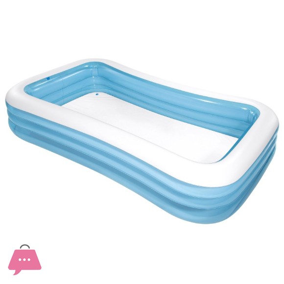 Intex Rectangular Swim Center Family Swimming Pool - 10 x 6 x 1.8 Feet - 58484