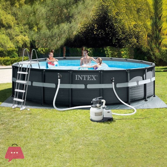 INTEX Round Ultra XTR Frame Pool Set -18Ft x 52Inch - 26330