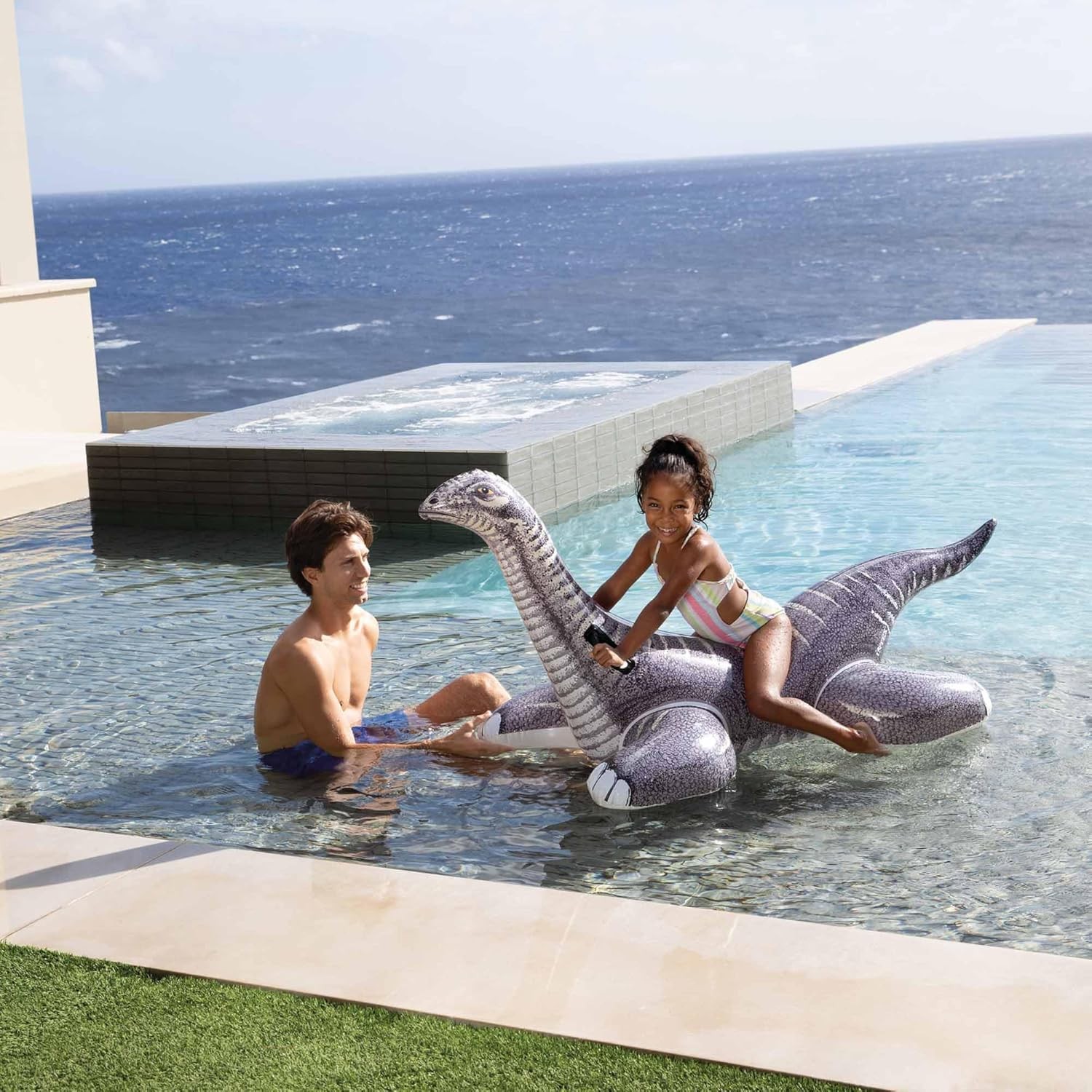 intex-ride-on-realistic-design-brontosaurus-inflatable-float-wide-base-for-stability--gripping-handles-70-x-37-inch---57584