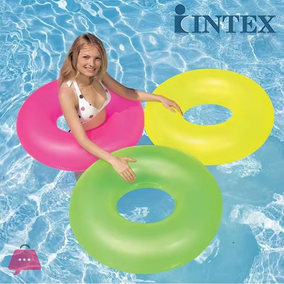 Intex Neon Frost Tube Swimming Ring -36 Inch - 59262