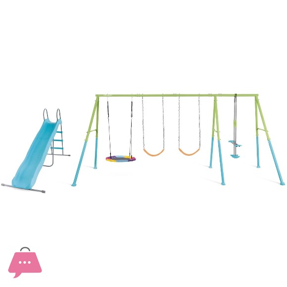 Intex Saucer & Swing Dlx 5 Features Set - 73995