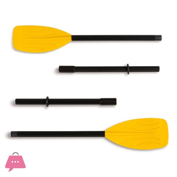 Intex Set Canotto Challenger Giallo Blue -236x114x41 cm - 68367