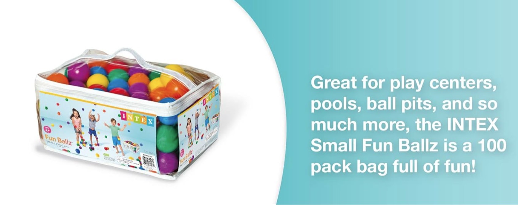intex-set-of-100-coloured-balls-diameter---6.5cm---49602