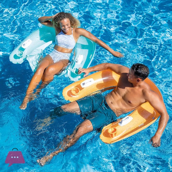 INTEX Sitn Float inflatable Pool Chair 58 x 39Inch - 58859