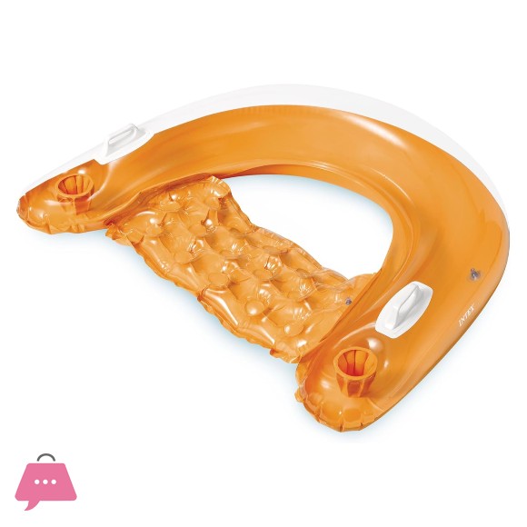 INTEX Sitn Float inflatable Pool Chair 58 x 39Inch - 58859