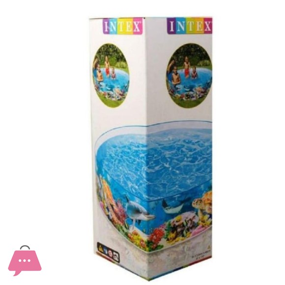 Intex Snap-set Coral Reef Pool - 8 Feet x 18 Inch - Age 3+ - 58472