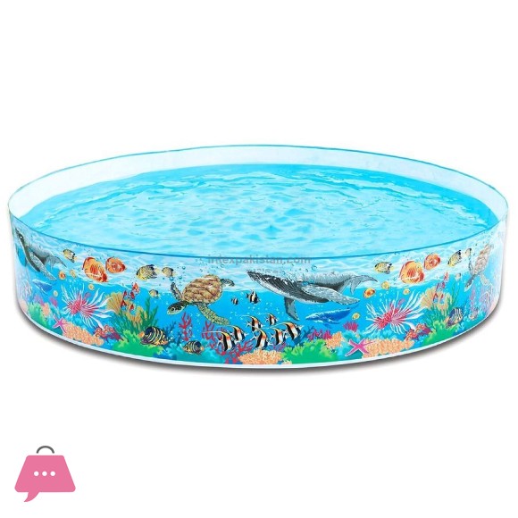 Intex Snap-set Coral Reef Pool - 8 Feet x 18 Inch - Age 3+ - 58472