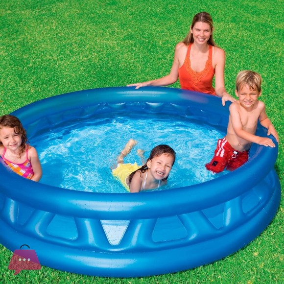 Intex Soft Side Pool - 6.1 Feet x 18 inch - Age 3+ - 58431