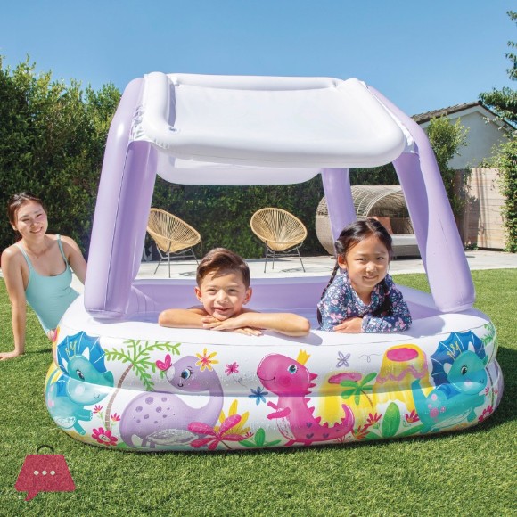 Intex Inflatable Removable Sun Shade Pool - 5 x 4 Feet - 57470