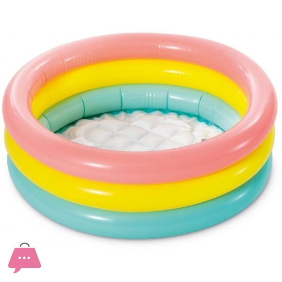 Intex Sunset Glow Baby Swimming Pool - 2 Feet x 8 Inch - Age 0-2 - 57107