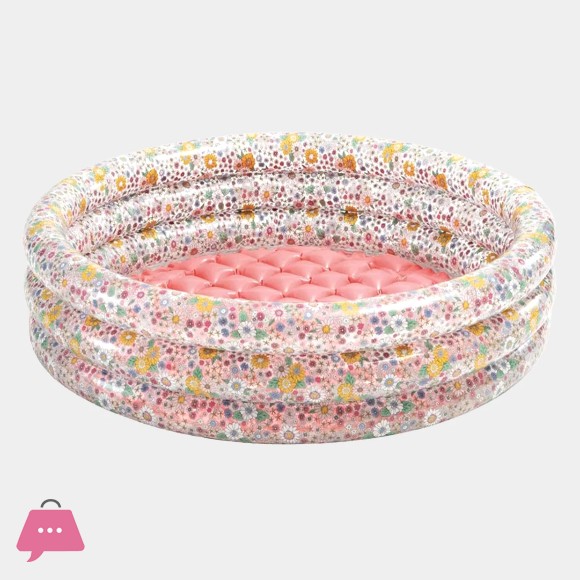 Intex Sweet Blossom Flower Pool with Padded Floor- 34 x 10 Inch - 58427