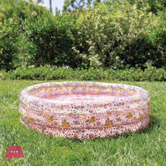 Intex Sweet Blossom Flower Pool with Padded Floor- 34 x 10 Inch - 58427