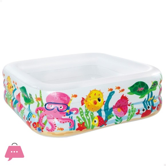 Intex Swim Center Clearview Aquarium Inflatable Pool 5.2 x 1.6 Feet - 57471