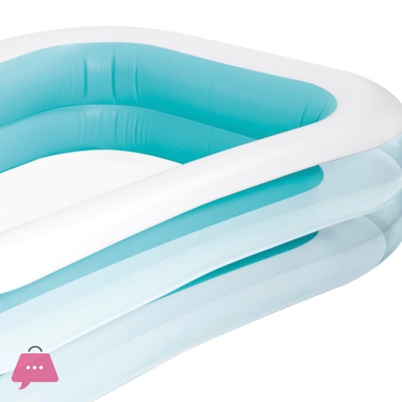 Intex Swim Center Family Inflatable Pool - 8.5 x 5.75 x 1.8 Feet - 56483