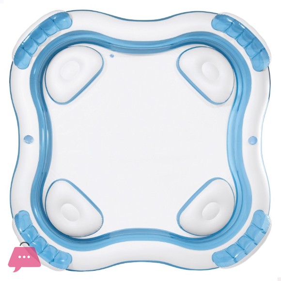 Intex Swim Center Family Lounge Inflatable Pool - 7.5 x 7.5 x 2.1 Feet - 56475
